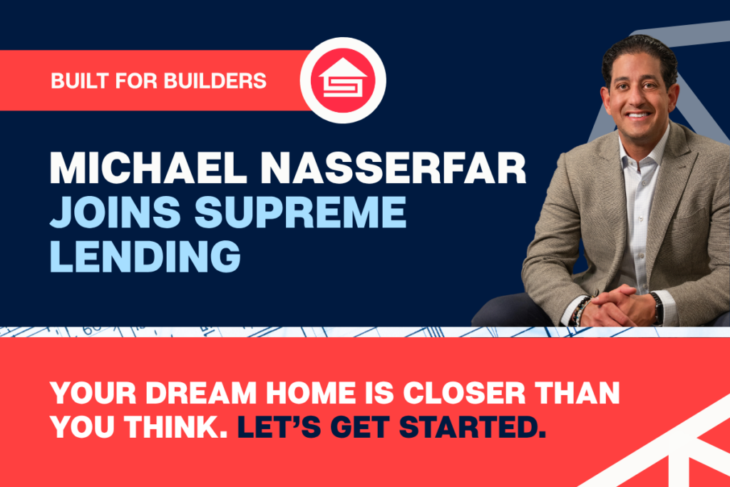 Welcome to Supreme Lending Michael Nasserfar